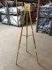 (10) 6ft Gold Easels