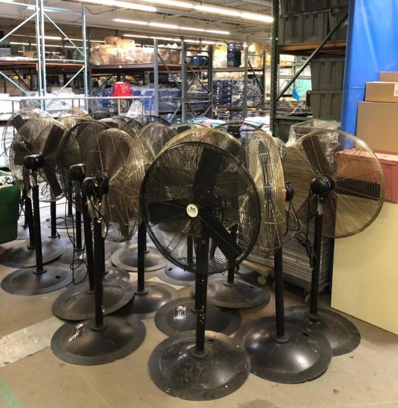 (10) 30" Pedestal Fans