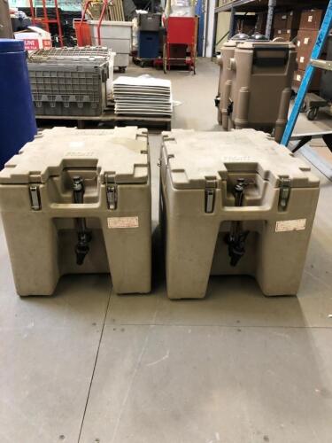 (2) 3 Gal Rect Beverage Servers