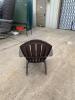 10 Brown/White Plastic Adirondack Chairs - 3