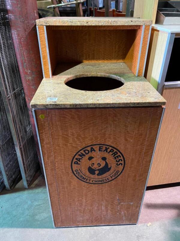 Panda Express Trash Receptacle