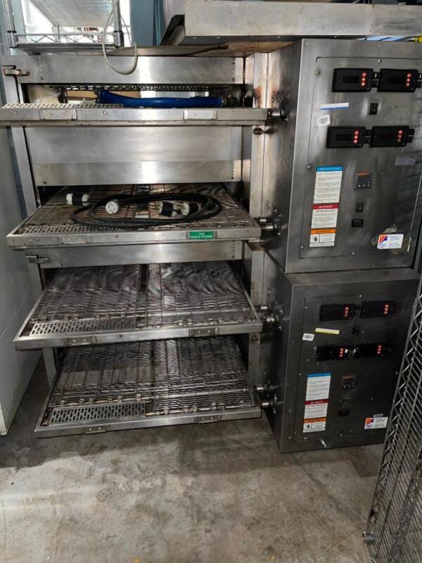 2 Double Conveyor Pizza Ovens