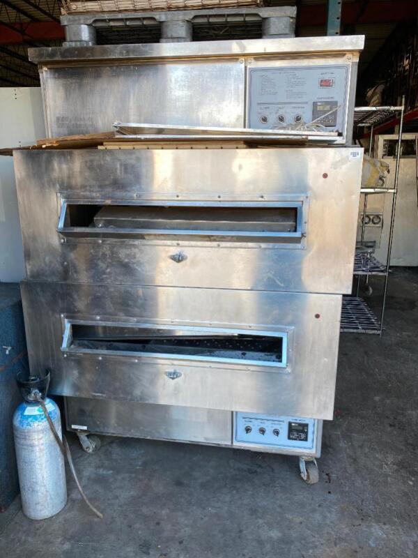 Double Unit Conveyor Pizza Oven