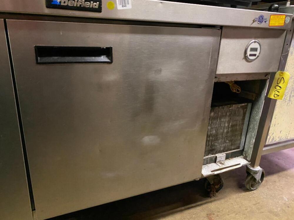 Delfield 2 Door Undercounter Refrigerator