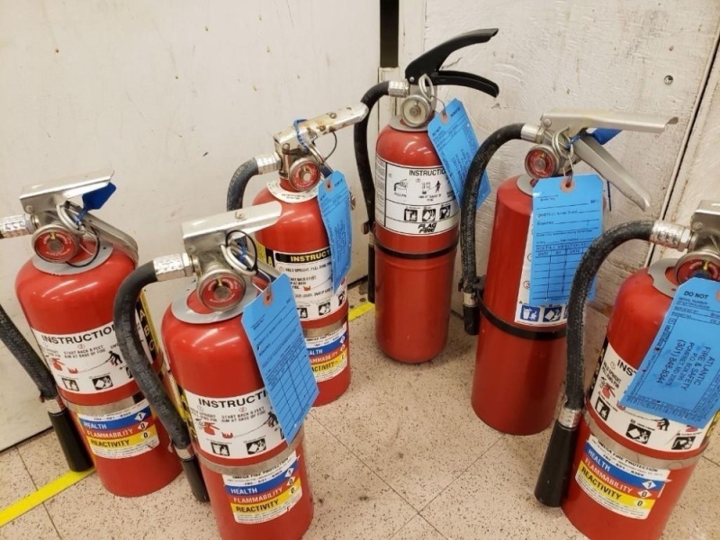 15 Fire extinguishers