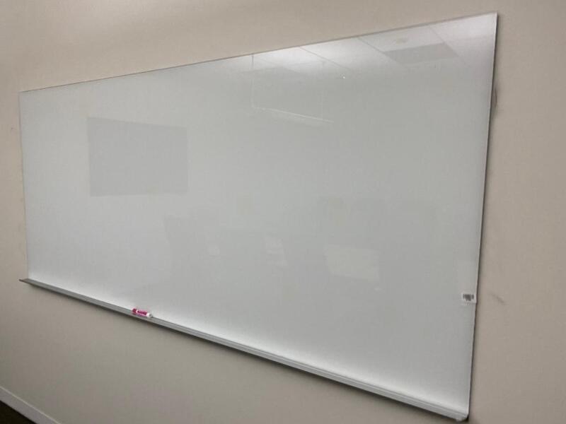 Glass Frameless White Board - 96"