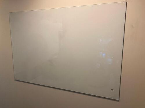Glass Frameless Whiteboard - 72"