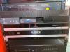 Lot of Assorted Used AV Equipment with black cart - 10