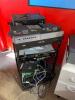 Lot of Assorted Used AV Equipment with black cart - 21