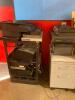 Lot of Assorted Used AV Equipment with black cart - 35