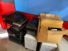 Lot of Assorted Used AV Equipment with black cart - 51