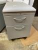 6 Filing Cabinets with padded top and wheels - 5