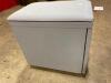 6 Filing Cabinets with padded top and wheels - 9