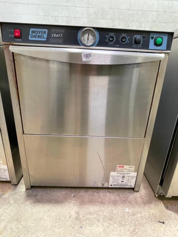 Moyer Diebel Under Counter Low Temperature Glasswashing Machine