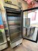 True Refrigeration Stainless Steel Reach-In Refrigerator with One Glass Door - 2