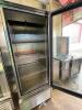 True Refrigeration Stainless Steel Reach-In Refrigerator with One Glass Door - 3