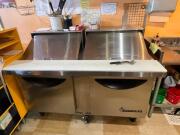 Victory Value Line Big Top Sandwich Prep Table w/ 24 Pan Cap