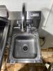 12" Hand Sink with Soap and Paper Towel Dispenser - 3