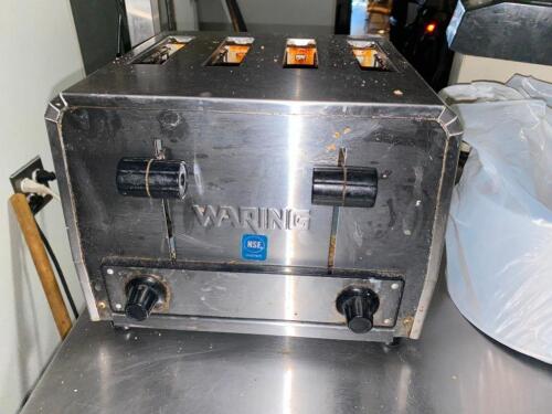 Waring Heavy Duty 4 Slice Commercial Toaster 