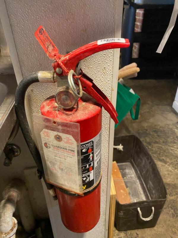 Red Standard Fire Extinguisher