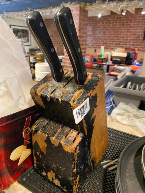 Knife Block with Knives