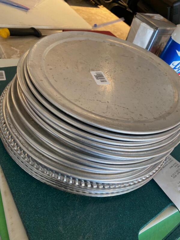 Assorted Silver Serving Trays