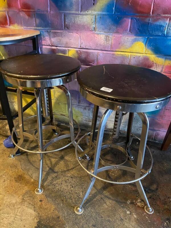 Restoration Hardware Toledo Stools- Adjustable