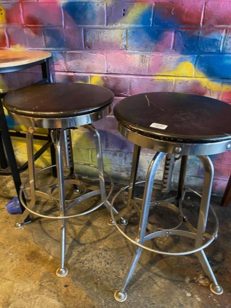 Restoration Hardware Toledo Stools Adjustable