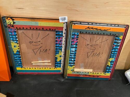 2 Colorful Art Frames