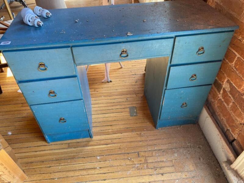 Blue Desk