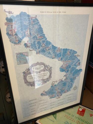 Framed Italian Map