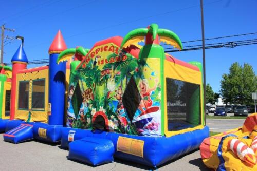 Tropical Island Bouncer