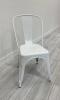 100 Brand New White Metal Bistro Chairs