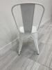 100 Brand New White Metal Bistro Chairs - 2
