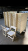 98 White Resin Folding Chairs - 2