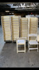 98 White Resin Folding Chairs - 4