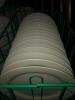 100 White Durasan China 7.5'' plates - 5