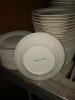 35 White Durasan China 6.5'' Plates - 2