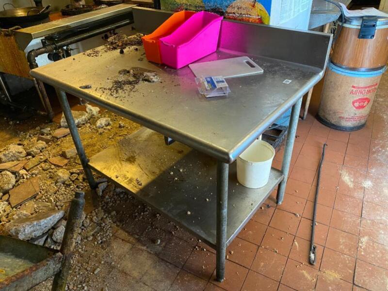 Stainless Steel Work Table with undershelf