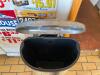 Silver Trash Can with cover and foot pedal - 4