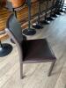 Brown Leather Chairs - 3