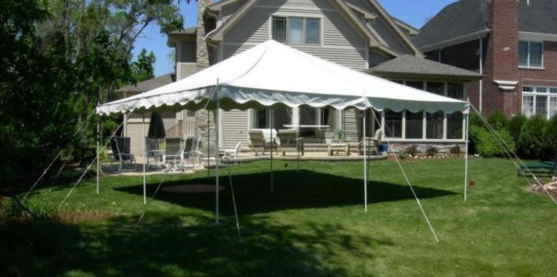 20x20 Canopy Complete with Poles and Stakes