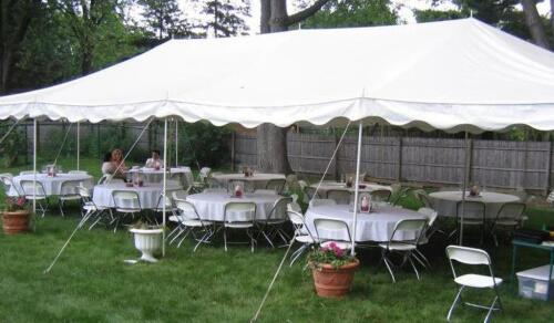 20x40 Canopy Complete with Poles and Stakes