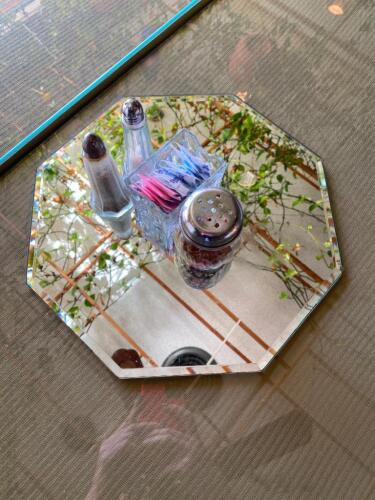 Octagon Mirror Table Pieces