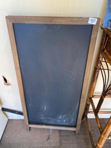 Double-Sided Chalk Board Display Sign