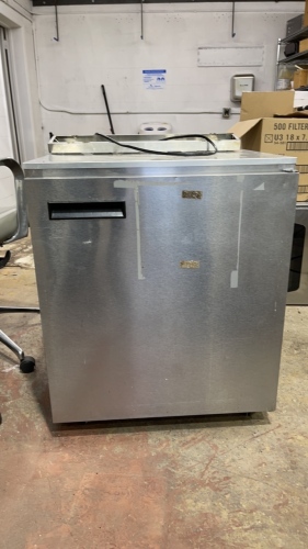 Delfield 27" Undercounter Commercial Refrigerator on wheels