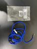 NEW in Box - HamiltonBuhl Skoob Tangle-Free Cushioned Ear Buds - BLUE - 2