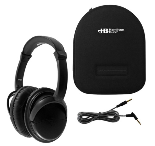 NEW in Box - HamiltonBuhl Deluxe Active Noise Canceling Headphones with case