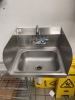 Hand sink with paper towel and soap dispensers - 2