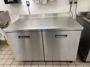 2 door worktop refrigerator